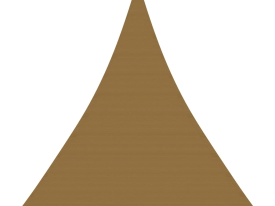Πανί Σκίασης Taupe 3 x 4 x 4 μ. από HDPE 160 γρ./μ²