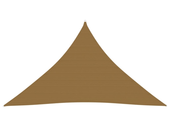 Πανί Σκίασης Taupe 3,5 x 3,5 x 4,9 μ. από HDPE 160 γρ./μ²