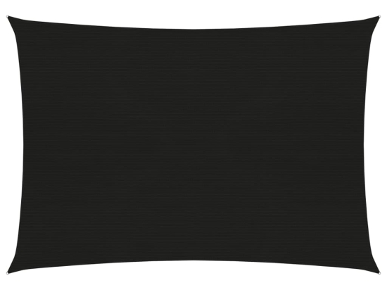 Πανί Σκίασης Μαύρο 3,5 x 5 μ. από HDPE 160 γρ./μ²