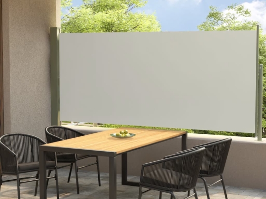 Σκίαστρο Πλαϊνό Συρόμενο Βεράντας Κρεμ 140 x 300 εκ.
