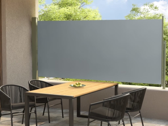 Σκίαστρο Πλαϊνό Συρόμενο Βεράντας Γκρι 140 x 300 εκ