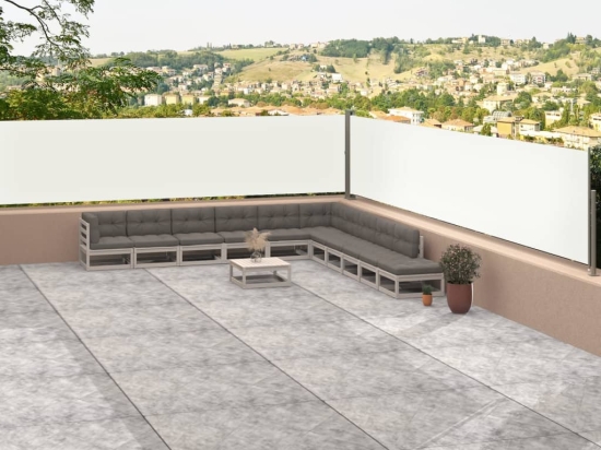 Διαχωριστικό Βεράντας Συρόμενο Κρεμ 117 x 1200 εκ.