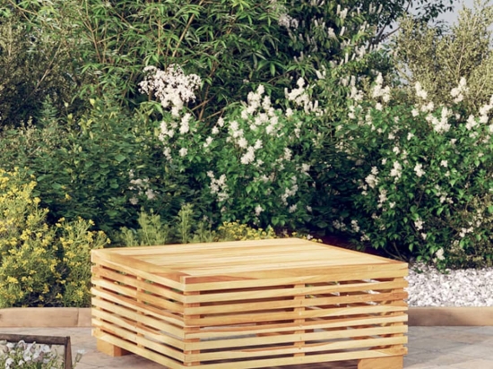 Τραπεζάκι κήπου από μασίφ ξύλο teak 69,5x69,5x31 εκ