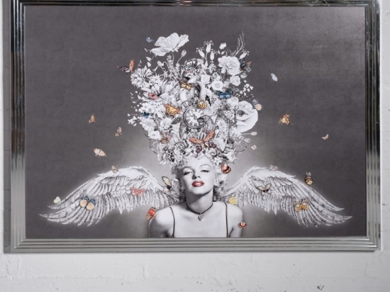 Eternal Marilyn Monroe πίνακας με μεταλλικό πλαίσιο 175x130 εκ