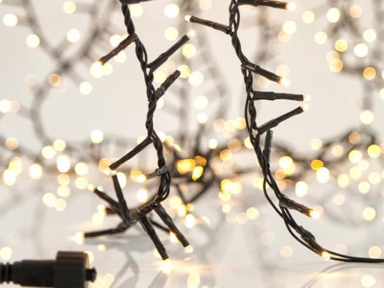 1300 led με πράσινο καλώδιο και θερμό λευκό φως IP44 26 μέτρα
