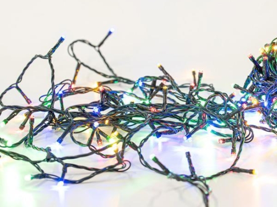 300 Led λαμπάκια με wifi σύνδεση μετασχηματιστή ρεύματος και πράσινο PVC καλώδιο IP44 λευκό θερμό και χρωματιστό φως 22μ