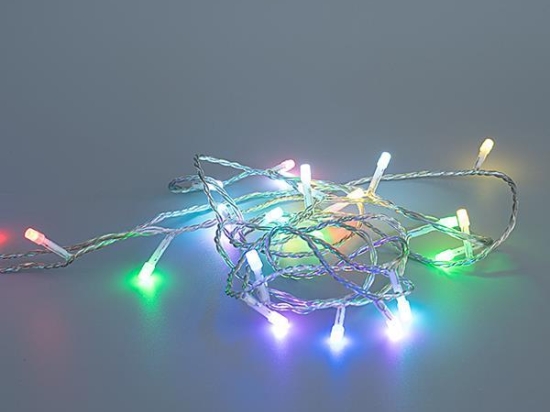 300 led RGBW με διάφανο καλώδιο επεκτεινόμενο χωρίς μετασχηματιστή και controller IP44 30 μέτρα