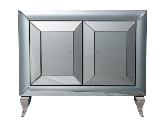 Sherde μπουφές από ξύλο και καθρέπτη 100x39x86 εκ