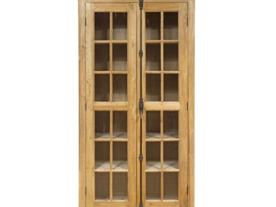 Βιβλιοθήκη από μασίφ ξύλο φτελιάς 113x45x210εκ