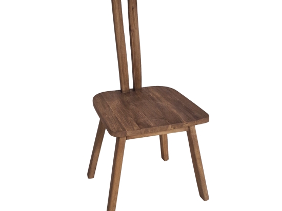 Munggur ξύλινη καρέκλα σε φυσική απόχρωση 53x45x93 εκ