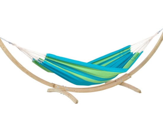 Αιώρα με ξύλινη βάση Kronos Set Santana Green Santana