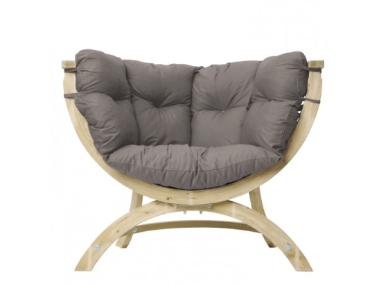 Πολυθρόνα Siena Uno σε απόχρωση taupe 119x94x59 εκ