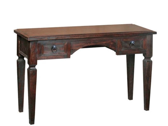 Classic γραφείο κονσόλα από μασίφ ξύλο sheesham 117x40x76 εκ