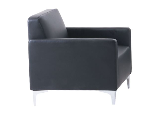 Style πολυθρόνα με pu μαύρο 64x71x72 εκ