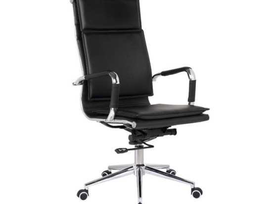 Bf3600 πολυθρόνα διευθυντική μαύρη 55x67x112/120 εκ