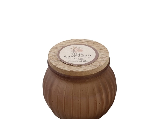 Homemade Spa κεραμικό αρωματικό κερί σε καφέ χρώμα με 9 ώρες καύσης σετ δώδεκα τεμαχίων 6x5.5 εκ