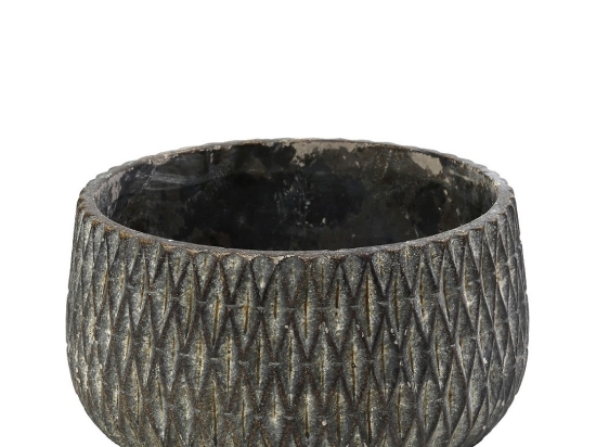 Boho κασπώ τσιμεντένιο καφέ 22.5x22.5x11 εκ