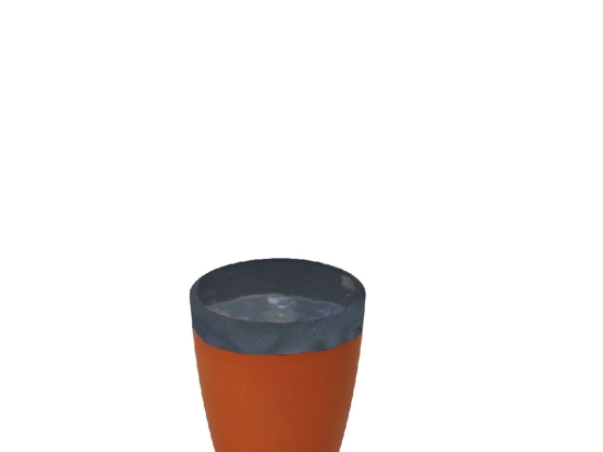 Terracotta Grey κεραμική κούπα σετ των δεκαοκτώ τεμαχίων 330 ml