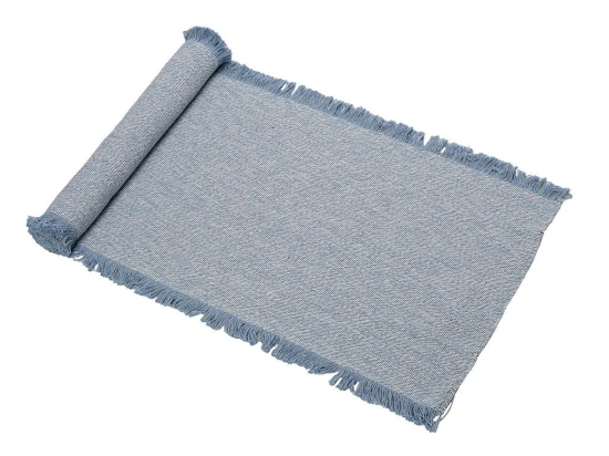 Runner διακοσμητικό σε μπλε απόχρωση 40x180 εκ