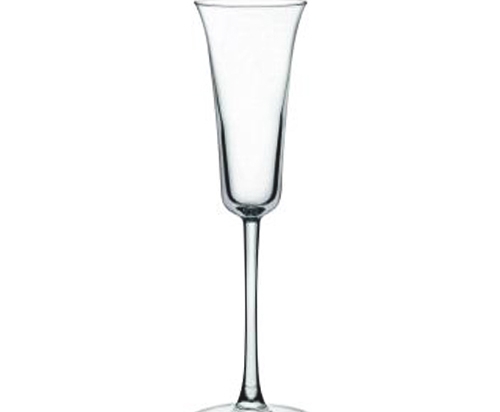 Vintage Grappa κρυστάλλινο ποτήρι κολωνάτο σετ δύο τεμαχίων 5.7x21 εκ