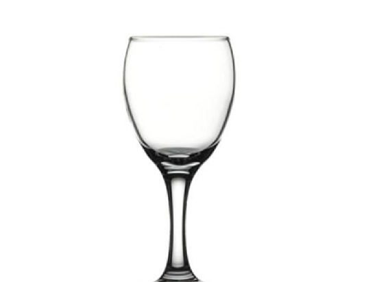 Imperial White γυάλινο ποτήρι κρασιού 190ml σετ έξι τεμαχίων 7x16 εκ