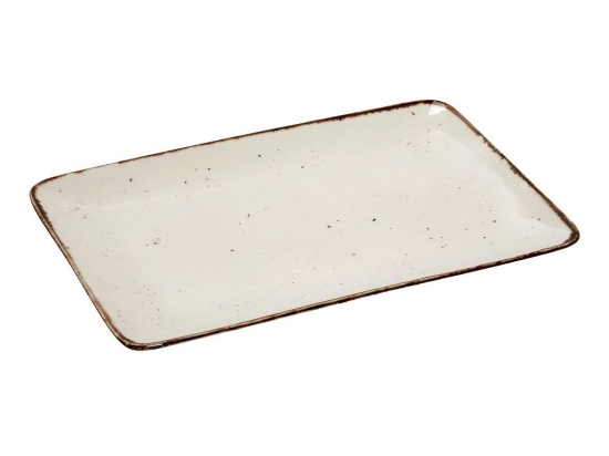 Terra Cream πιατέλα ορθογώνια σετ έξι τεμαχίων 30.5x21x2.5 εκ