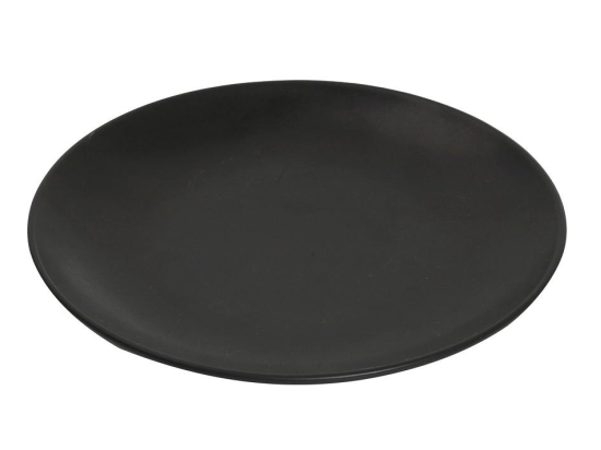 Πιάτο φρούτου Terra Matt Black πορσελάνινο σε μαύρο χρώμα σετ των έξι τεμαχίων 19 εκ