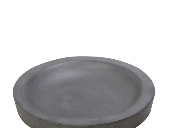 Μπωλ κυκλικό γκρι σκούρο 36x36x5 εκ    