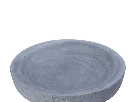 Μπωλ στρογγυλό γαλάζιο από τσιμέντο 36x36x5 εκ