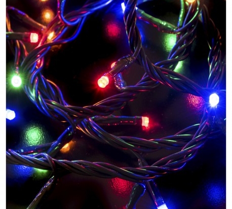 320 Led λαμπάκια με 8 προγράμματα πράσινο καλώδιο και πολύχρωμο φως 16μ