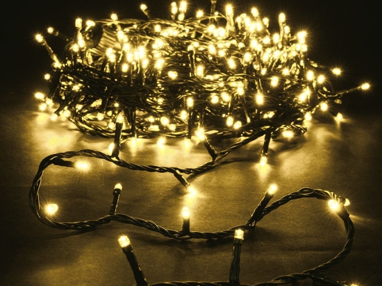 400 Led λαμπάκια IP44 με επεκτεινόμενο πράσινο καλώδιο και θερμό λευκό φως 20μ