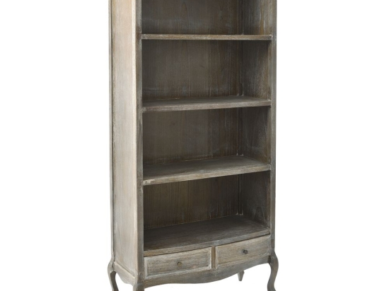 Vintage ξύλινη βιβλιοθήκη 90x40x190 εκ