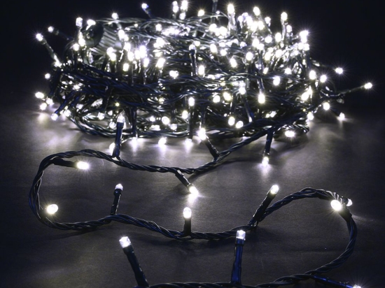 400 Led λαμπάκια με 8 προγράμματα πράσινο καλώδιο και soft white φως 20μ