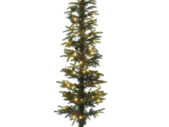 Χριστουγεννιάτικο δέντρο Pencil pine με ενσωματωμένα 70 led 35x90 εκ