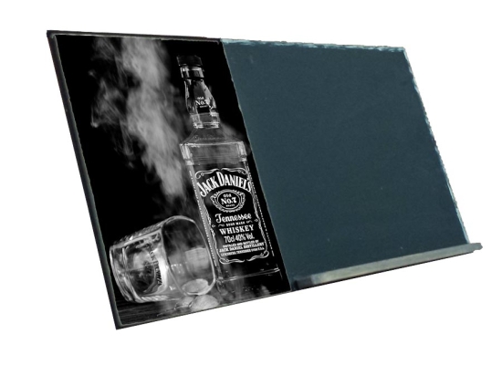 Jack Daniels ξύλινος χειροποίητος μαυροπίνακας 38x26 εκ