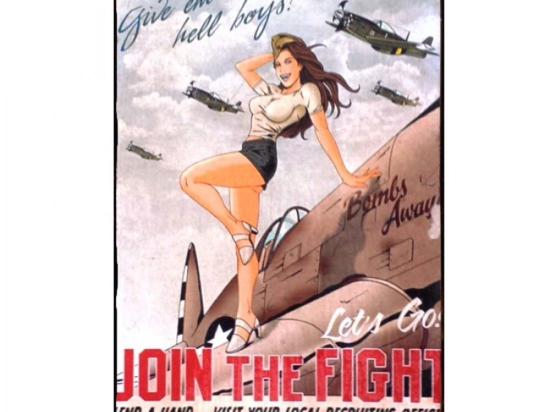 Πίνακας χειροποίητος join the army 20x30 εκ