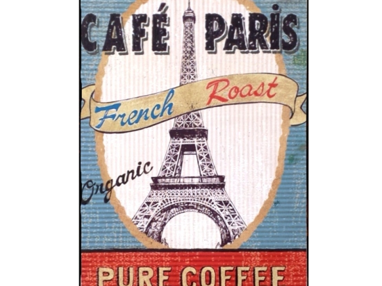 Πίνακας χειροποίητος Café Paris