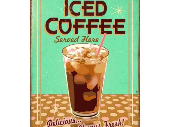 Πίνακας χειροποίητος iced coffee