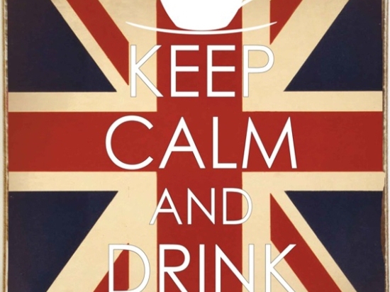 Ξύλινος ρετρό πίνακας χειροποίητος keep calm and drink coffee 20x30 εκ