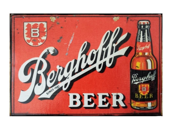 Πίνακας χειροποίητος Berghoff beer 30x21 εκ