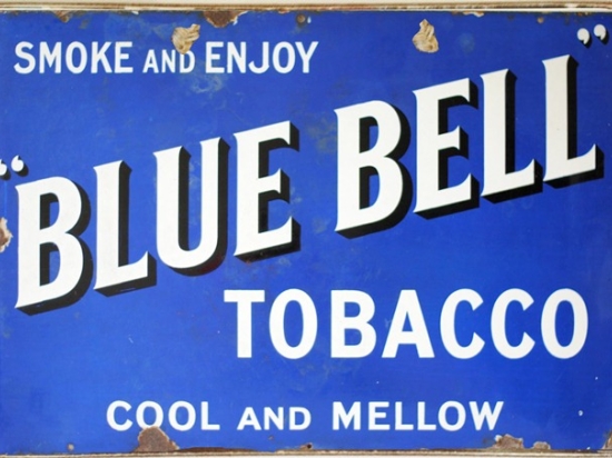 Ρετρό πίνακας χειροποίητος Blue Bell