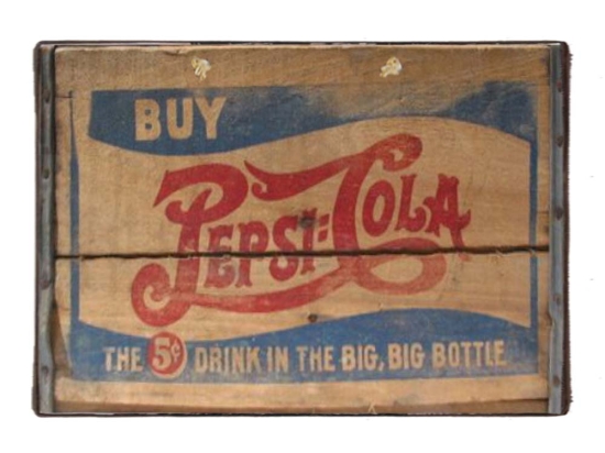 Pepsi Cola vintage ξύλινο χειροποίητο πινακάκι