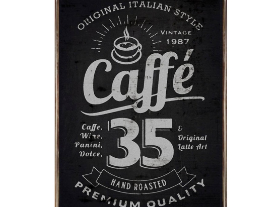 Διακοσμητικό πινακάκι caffe 35