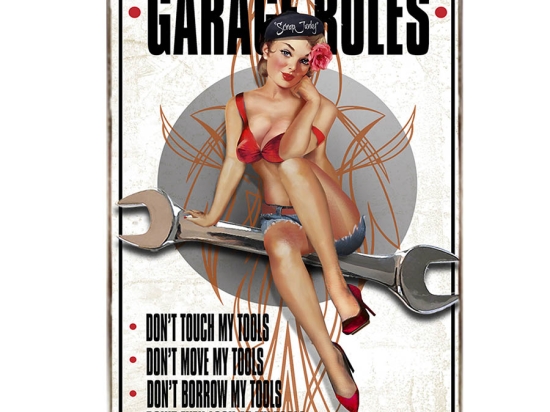 Κανόνες garage pin up girl