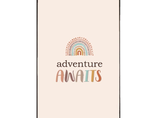 Adventure awaits χειροποίητο ξύλινο πινακάκι παιδικό