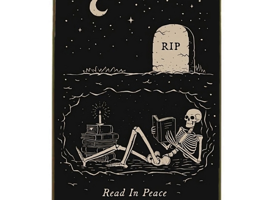 Read in peace χειροποίητο ξύλινο πινακάκι