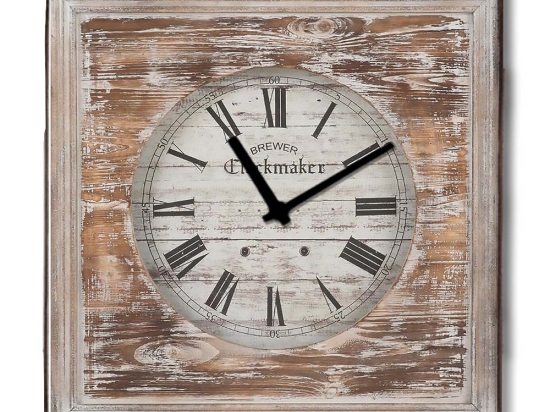 Rustic ξύλινο ρολόι τοίχου the clockmaker