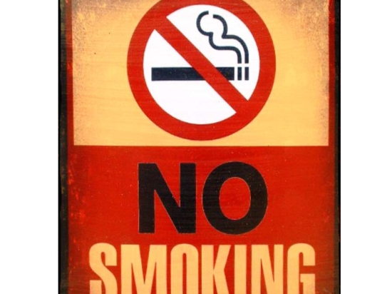 Πίνακας χειροποίητος no smoking 20x25 εκ