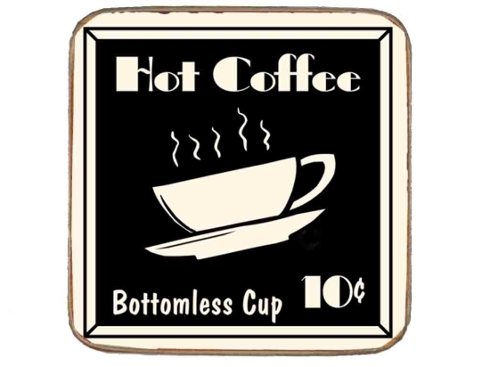 Σουβέρ ξύλινo χειροποίητo hot coffee cup