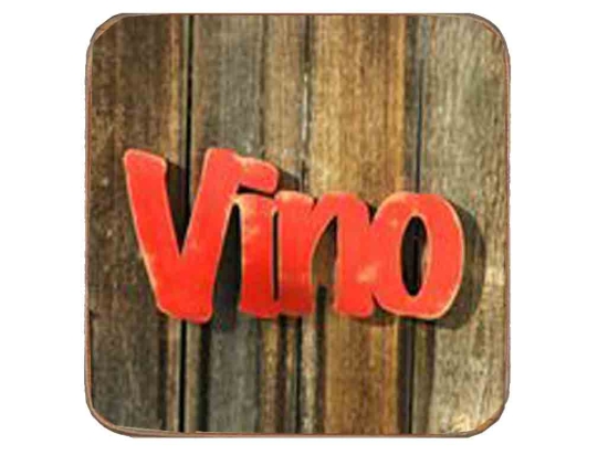 Σουβέρ ξύλινo χειροποίητo vino